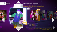 Moves Like Jagger on the Just Dance 4 menu (Wii/PS3/Wii U)