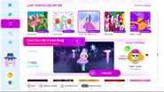 Love You Like A Love Song on the Just Dance 2019 menu