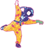 The album coach seen in The Art of Just Dance (10th Anniversary Edition)