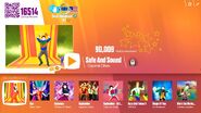 Safe And Sound on the Just Dance Now menu (2017 update, computer)