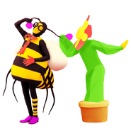 Flower & Bee Version's Just Dance 2016 cover