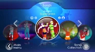 Alright on the Just Dance: Greatest Hits menu (Wii)