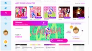 Chiwawa on the Just Dance 2019 menu