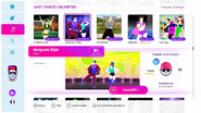 Gangnam Style on the Just Dance 2019 menu