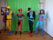 Behind the scenes (Costume fitting/choreo test)