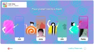 Just Dance 2020 coach selection screen