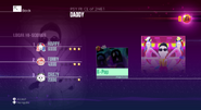 Just Dance 2017 routine selection screen (Classic)