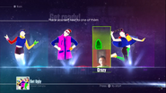 Just Dance 2016 coach selection screen (camera)