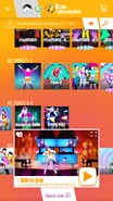 Side to Side on the Just Dance Now menu (2017 update, phone)