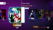 Time Warp on the Just Dance 4 menu (Wii/PS3/Wii U)