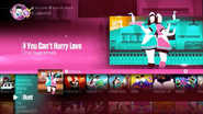 You Can’t Hurry Love on the Just Dance 2017 menu