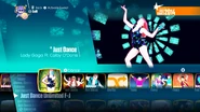 Just Dance on the Just Dance 2018 menu