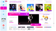 The Winner Takes It All on the Just Dance 2019 menu