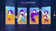 Just Dance 2023 Edition coach selection screen