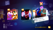 I Will Survive on the Just Dance Wii U menu