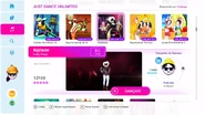 Applause on the Just Dance 2019 menu
