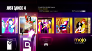 Livin’ la Vida Loca on the Just Dance 4 menu (Xbox 360)