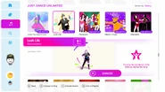 Lush Life on the Just Dance 2019 menu