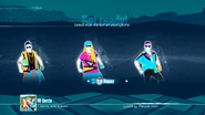 Just Dance 2017 coach selection screen