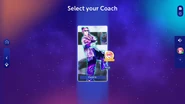 Just Dance 2025 Edition coach selection screen