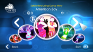 Americanboy jdsp menu.png (1.86 MB) American Boy on the Just Dance: Summer Party menu