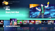 Beauty And A Beat on the Just Dance 2017 menu