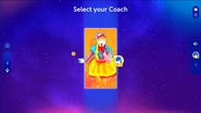 Just Dance 2025 Edition coach selection screen