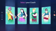 Just Dance 2023 Edition coach selection screen