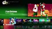 Last Christmas on the Just Dance 2017 menu (8th-gen)