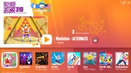 Medicina (Extreme Version) on the Just Dance Now menu (2017 update, computer)