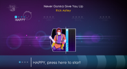 Just Dance 4 coach selection screen (Classic, Wii/PS3/Wii U)