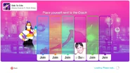 Just Dance 2020 coach selection screen