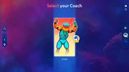 Just Dance 2024 Edition coach selection screen