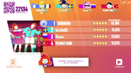 Just Dance Now scoring screen (outdated)