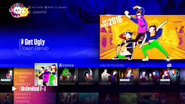 Get Ugly on the Just Dance 2017 menu