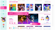 I Like It on the Just Dance 2020 menu (8th-gen)