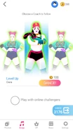Just Dance Now coach selection screen (Classic, phone)