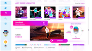 Love Boat on the Just Dance 2019 menu