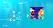 Just Dance 2019 routine selection screen