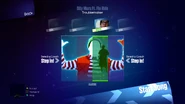Just Dance 2014 coach selection screen (camera)