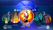 Crazy in Love on the Just Dance: Greatest Hits menu (Wii)