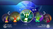 Futebol Crazy on the Just Dance: Best of menu