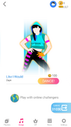 Just Dance Now coach selection screen (2020 update, phone)