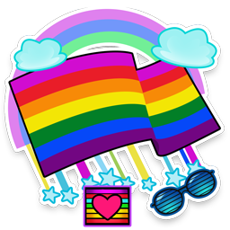 Red Pride Month 2023 (Rainbow Friends) Sticker for Sale by