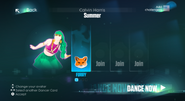 Just Dance 2015 coach selection screen