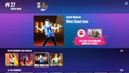 What About Love on the Just Dance Now menu (original, computer)