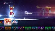 Dagomba on the Just Dance 2016 menu