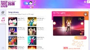 Hit The Lights on the Just Dance Now menu (2020 update, computer)