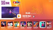 Hold My Hand on the Just Dance Now menu (2017 update, computer)