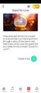 Newsfeed for the "Quest for Love" playlist
